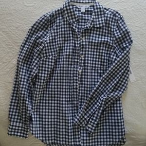 Classic gingham button down shirt